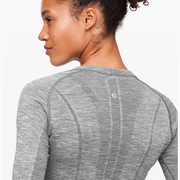 Lululemon Swiftly Tech LS Crew * Slate/White - Picture 3 of 6
